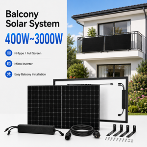 Kit Solar para Balcón de 800w, Paneles Solares para Balcón Listos para Usar, Batería para Balcón con <span class=keywords><strong>Microinversor</strong></span> - Product Image 1