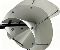 Éolienne verticale Archimedes 800W 12V/24V/48V, générateur éolien spiralé avec contrôleur MPPT