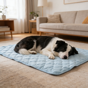 Groothandel IJs Zijde Koelmat voor Huisdieren voor de Zomer, Ademend Koelmatras voor Honden en Katten met Antislip Mesh Achterkant, OEM Beschikbaar - Product Image 4