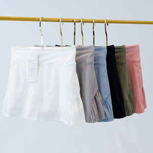 Zomer Nieuw Tennis Geplooid Sport Korte Rok Slim Fit Mid Taille Anti Glare Leeftijd Casual Plooirok - Product Image 1