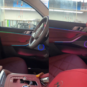 64 Colors Ambient <b>Lighting</b> for BMW New X5/ID8+ Interior Atmosphere <b>LED</b> <b>Lighting</b> - Product Image 6
