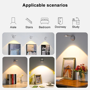 Luz LED con Sensor de Movimiento, Lámpara de Pared Recargable por USB para Iluminar Cuadros, Pinturas, Murales, Sala de Estar, Dormitorio, Cocina - Product Image 3