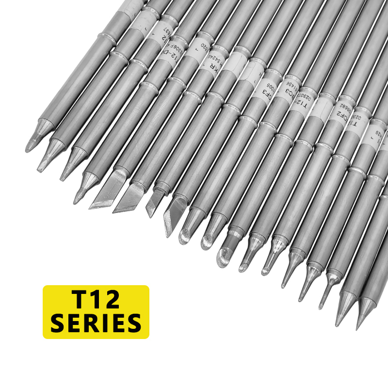 Walfront 10-Piece Soldering Iron Tip Set - 900M-T-1.6D Model, Copper Tips For High Melting Point - View #9