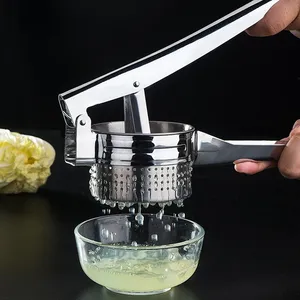 Triturador de <span class=keywords><strong>patatas</strong></span> de acero inoxidable, exprimidor de frutas y verduras, exprimidor doméstico para utensilios de cocina, herramientas de cocina - Product Image 2