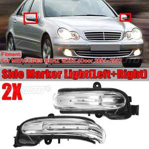 Car <b>Door</b> Wing Side Marker Light Rearview <b>Mirror</b> Turn Signal Indicator Side Light Lamp for Mercedes for Benz W203 4Dr 2004-2007 - Product Image 1