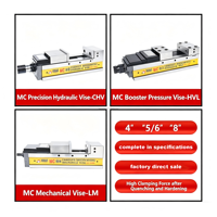 Étau hydraulique de précision MC 4/5/6/8 pouces à double force et verrouillage d'angle pour centre d'usinage CNC