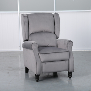 <span class=keywords><strong>Fauteuil</strong></span> inclinable manuel en similicuir, design moderne, avec structure en fer et rembourrage en mousse, pivotant et relaxant – Offre spéciale usine à prix abordable - Product Image 2