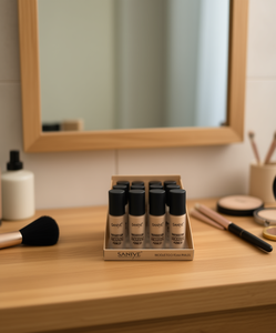 Saniye Makeup Foundation 5Ml Travel Size Liquid per tutti i tipi di pelle Modello femminile Modletgo Fcaa Rvaes - Product Image 2