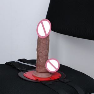 Dildo en silicone avec ceinture de strap-on et support de dildo, jouet sexuel réaliste pour hommes et femmes, jeu sexuel pour adultes - Product Image 6