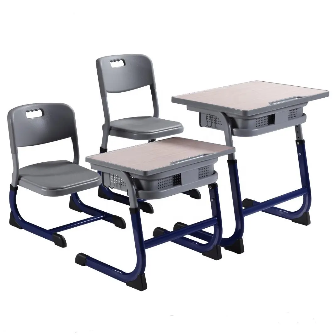 調節可能なテーブル脚高品質の学校の生徒の机独立した学校の講義ホールの机と椅子はカスタマイズ可能な売れ筋