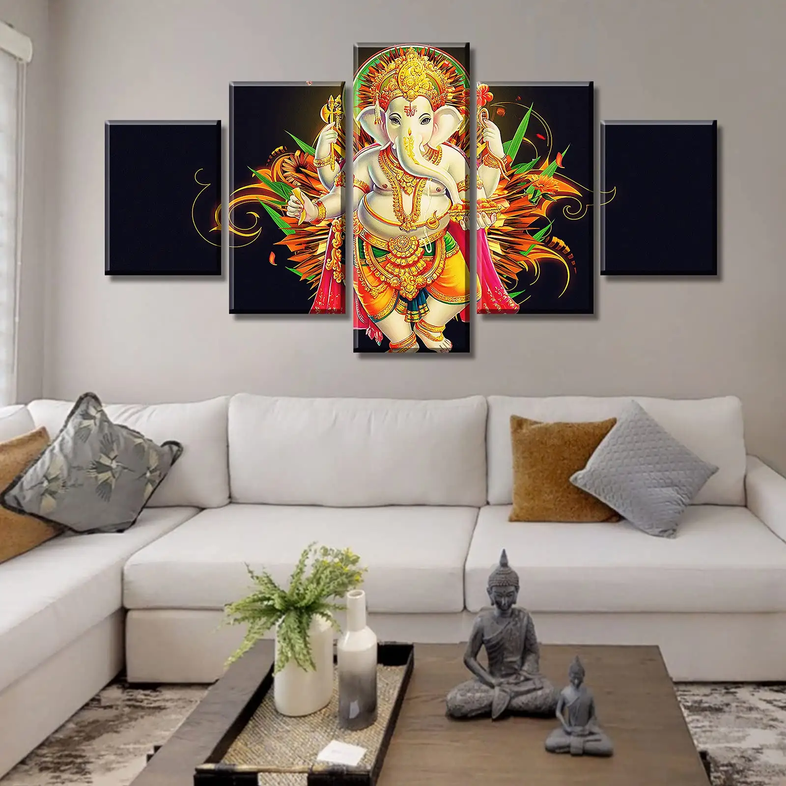 5D Diamond Painting Lord Ganesha Abstract Rhinestones Mosaic Living Room Decors