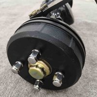 Ensemble d'essieu avant robuste pour VTT/UTV avec biellette de direction, différentiel et moyeux de frein pour la construction de quads 4x4 tout-terrain DIY