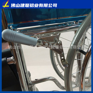 Silla de Ruedas Plegable Manual con Doble Freno, Neumáticos Sólidos, Masaje Terapéutico, Certificación CE, Origen Foshan, Número de Pieza 874-46 - Product Image 4