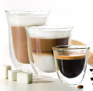 Set di Tazze da Caffè in Vetro a Doppia Parete Isolante Ecologico dal Design Moderno, Capacità 7oz/10oz/200ml per Espresso, Latte e Cappuccino - Product Image 3