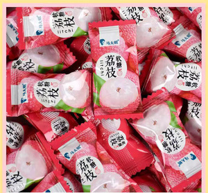 Auténtico Fruity Lychee Gummy Candy Premium Chewy Delight con mejor precio Bolsa de embalaje para paladares globales - Product Image 4