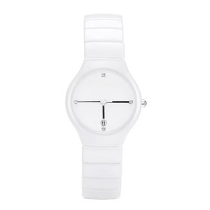 High Finish Stone Surface <b>Black</b> Ceramic Jewelry Wrist <b>Watch</b> for Women Gifts - Product Image 2