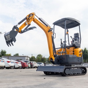 कृषि कार्य के लिए कॉम्पैक्ट 1.8 टन मिनी खुदाई रूट रेक और एगर टूल के साथ हाइड्रोलिक डिगर - Product Image 1