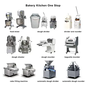 Customize Flour 3 5 10 15 25 50 100Kg Automatic Lifting Bread Machine Commercial Industrial Spiral Dough Mixer For Bakery