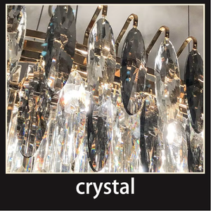 <span class=keywords><strong>Lampadario</strong></span> Moderno JACKSUN in Cristallo K9 <span class=keywords><strong>Grigio</strong></span> Fumo, 50 cm, Lampada a Sospensione in Metallo e Cristallo, Lussuosa Illuminazione per Soggiorno - Product Image 4