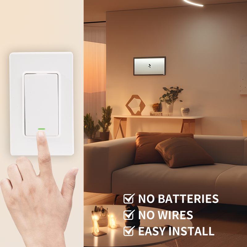 Wireless Smart Switch No Battery Needed