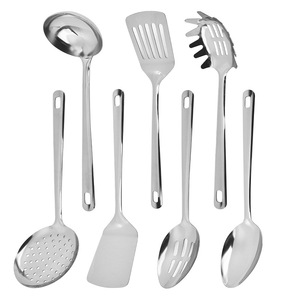 Stainless Steel Kitchen Utensils Set 4 Pieces With Spatula Ladle <b>Pasta</b> Claw For Cooking - Product Image 4