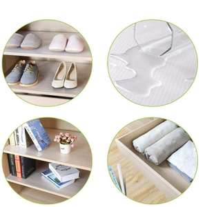 Classic Anti-Slip Food Grade Plastic Drawer Liners Clear Cabinets Kitchen <b>Shelf</b> Liner Mats for Refrigerator Kitchen Storage - Product Image 3