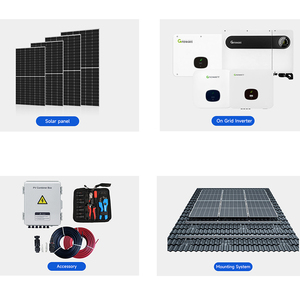 Système d'énergie solaire SunwaveHome avec panneaux photovoltaïques à haute efficacité et onduleur hybride - Product Image 2