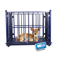 GREAT FARM Nouveau 1T-10T Balance à cheval en acier inoxydable pour ferme d'élevage avec clôture pour le pesage des animaux
