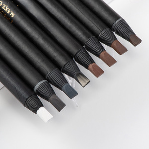 Lápiz de <span class=keywords><strong>Cejas</strong></span> Recargable Cuadrado al por Mayor, Maquillaje de <span class=keywords><strong>Cejas</strong></span>, 8 Colores, Blanco, Negro, Cera Dura, Rollo de Papel Duro, Impermeable, con Cepillo - Product Image 1