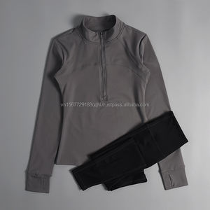 Unisex Soccer Jersey Half-Zip Sports Top Elastic Training Printed Anti-Uv Breathable Quick Dry Long Sleeve Set Spring Autumn - Product Image 4