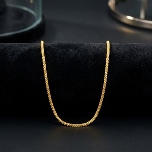 Cadenas de Oro Micronizado de 14K, 18K, 24K al por Mayor, Collares de Moda con Cuentas, Diseños Modernos de Cadenas de Latón Dorado - Product Image 6