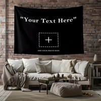 Drapeaux publicitaires personnalisés toutes tailles, style volant, conception gratuite, logo, photo, décoration intérieure/extérieure, cadeau d'anniversaire, jardin, mariage