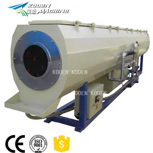 PE PVC pipe vacuum calibration machine / PE single wall corrugated pipe extruder