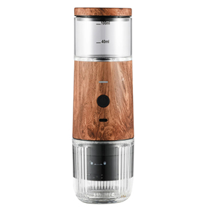 Automatic <b>Mini</b> Portable Espresso Coffee Maker Handpress Household and Car Use Machine Mg731d11 Portable Coffee Maker - Product Image 1