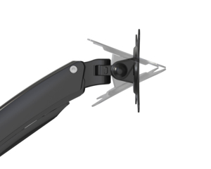 V-mounts Sit-To-Stand Trạm Máy Tính Có Thể Điều Chỉnh Chiều Cao Gắn Tường Với Khay Bàn Phím - Product Image 3