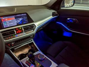 Upgrade-Kit für Ambientebeleuchtung mit 10 Farben und Bildschirmsteuerung für BMW 3er G20 2023 M340i 330i 320i Innenraumlicht Zubehör - Product Image 6