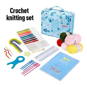 Kit de Iniciación para Tejer a Crochet, Portátil, Simple, Cuadrado, con Herramientas y Accesorios para Principiantes, Ecológico, Ergonómico de 20 cm - Product Image 6