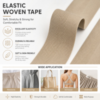 Ruban tissé jaune vif personnalisé avec logo Oeko-Tex pour emballage cadeau double face, fabriqué en usine durable certifiée GRS, doux et directement de l'usine