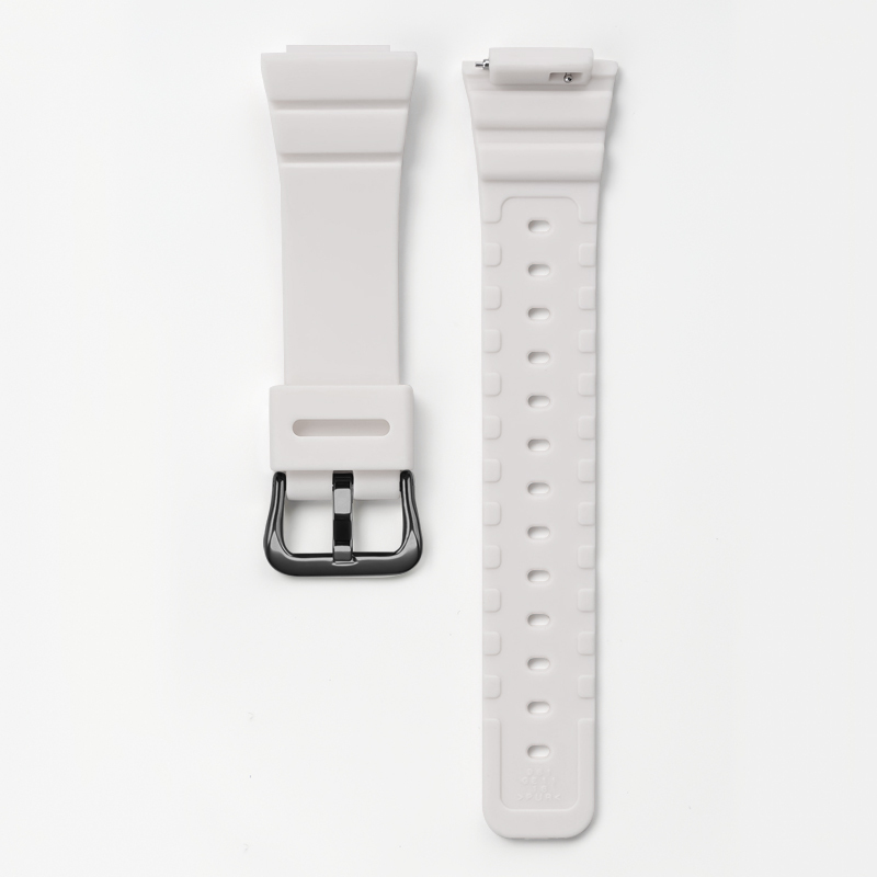 White With Black Buckle