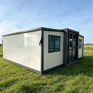 FLKT Maison conteneur extensible entièrement meublée, nouveau design, mobile, de luxe, type Apple Cabin, capsule spatiale, avec système <span class=keywords><strong>d</strong></span>'énergie solaire - Product Image 3