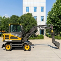 Excavatrice hydraulique de 5 tonnes avec moteur diesel pour la construction de routes agricoles, l'aménagement paysager et les travaux de terrassement