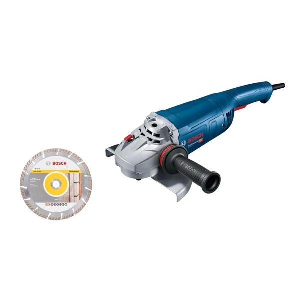 BOSCH - 06018C1301 GWS 22-230 J-угловая шлифовальная машина с ручкой 2200 W - EAN 4059952546780 шлифовальные и хонинговальные машины