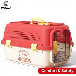 Dougez Yeni Kedi Taşıma Çantası ABS Büyük Kapasiteli Taşınabilir Açık Hava Evcil Hayvan Taşıyıcısı Araba Yolculuğu İçin - Product Image 2