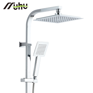 Ensemble de colonne de douche en gros, ensemble de douche murale à double tête, douche de pluie, robinet mélangeur de douche de pluie - Product Image 4