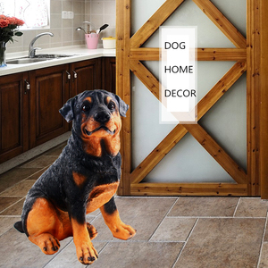 Nhựa boxer con chó lớn bức tượng tùy chỉnh thiết kế Vườn cỏ trang trí nội thất pháp UK Bulldog tượng - Product Image 4