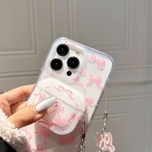 Bonita funda protectora de lazo rosa para Apple para <span class=keywords><strong>AirPods</strong></span> 4ª Generación Y Pro <span class=keywords><strong>2</strong></span>/3ª generación <span class=keywords><strong>Compatibilidad</strong></span> de material TPU - Product Image 3