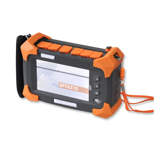 Handheld FTTH 10/100/1000Mbps Gigabit RJ45 Network Analyzer Ethernet Tester