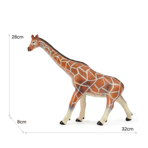 プラスチックPVCカートンアニメーションかわいいフィギュアジャングル動物キリンおもちゃ子供用 - Product Image 2