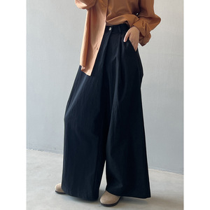 <span class=keywords><strong>Pantalon</strong></span> droit taille haute décontracté style coréen <span class=keywords><strong>H</strong></span>-02513 Printemps - Product Image 4