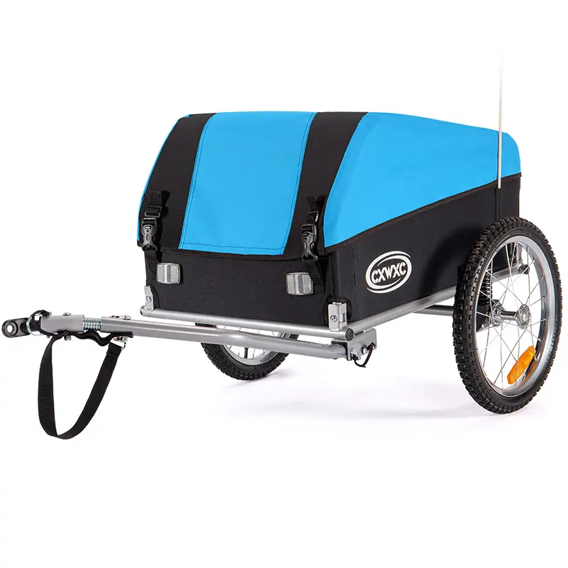 Cycling Accessories Foldable Bicycle Cargo Trailer Bike Trailer For Camping Pet Dog Luggage Carry